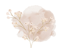Cloudy flowers