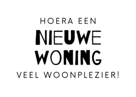 Hoera een nieuwe woning veel woonplezier