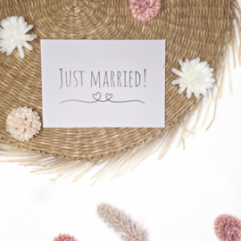 Just married