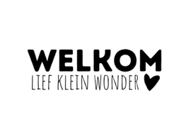 Welkom lief klein wonder
