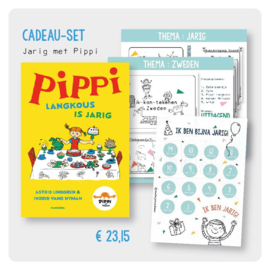 Cadeauset Jarig met Pippi Langkous