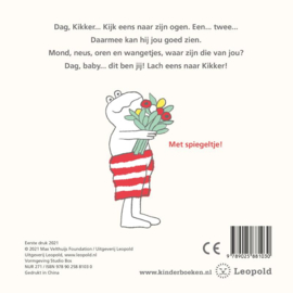 Kartonnen boek 'Dag, Kikker...dag baby!' -  Max Velthuijs