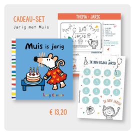 Cadeauset Jarig met Muis