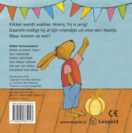 Kartonboek 'Kikker is jarig' - Max Velthuijs