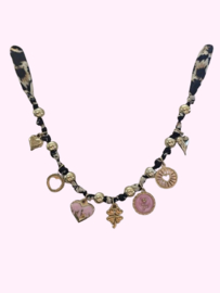 Bedelketting Leopard Pink Chique