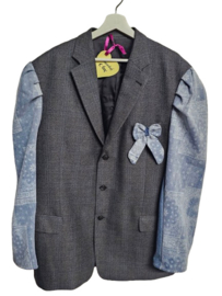 Revolution Recycle Blazer Daisy Bow Maat XXL