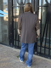 Upcycling Revolution Blazer Designer Brown Chique