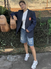 Upcycling Revolution Blazer Orange Designer