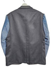 Revolution Recycle Blazer Denim Shine Maat L