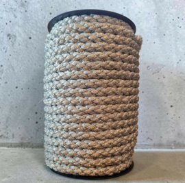 Decoratie koord Zilver/Zilver (189/5)Per meter