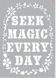 Sjabloon zelfklevend SEEK MAGIC VERY DAY