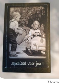Leuk zeep doosje gevuld met een zeepje