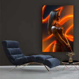 Estasia signed PVC canvas (ORANGE)