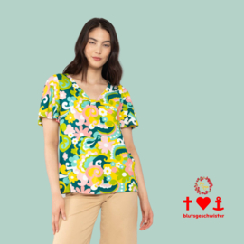 Shirt - Graceful Belle Air - swaying flowers - Blutsgeschwister