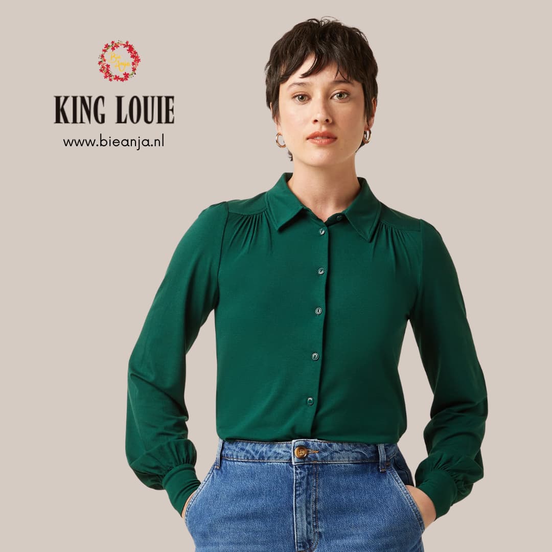 Blouse Carina Viscose Light - Botanical Green