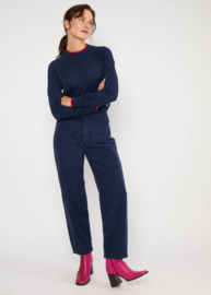 Trui - Knitted Jumper Delicious Minds - cold wind blue