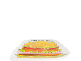 Blond Amsterdam Snack - 3D Bord Hamburger