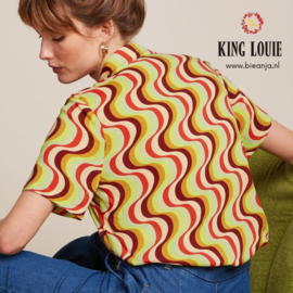 Bella Blouse Jiggy Voile - Beaujolais Red - King Louie