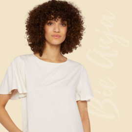 Shirt Bella Farfalla Crew - Milky way white