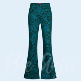 Vintage Jeans Block Rose Green - Tante Betsy broek