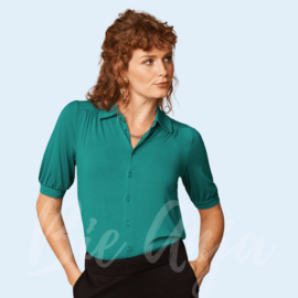 Blouse Carina Ecovero Light - Eden Green