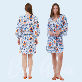 Zomerjurk - Soft Apricot allover