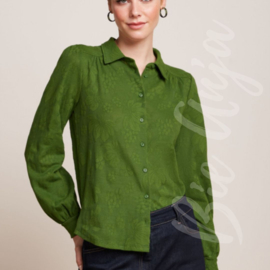 Blouse Carina Buzz Jacquard - palm green