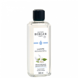 Lampe Berger - Delicat Musc Blanc / Delicate White Musk 500 ml.