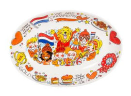 Blond Amsterdam Specials: Ovale Schaal Oranje ⌀28.5 cm