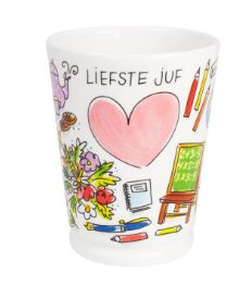 Blond Amsterdam - Liefste Juf XL Beker