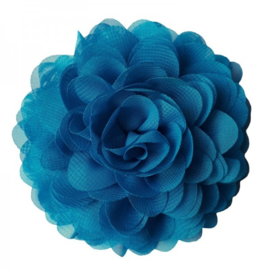 Urban Hippies Bloemen: Vivid Blue Chiffon Corsage