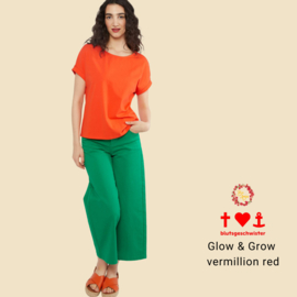 Shirt - Glow & Grow - vermillion red - Blutsgeschwister