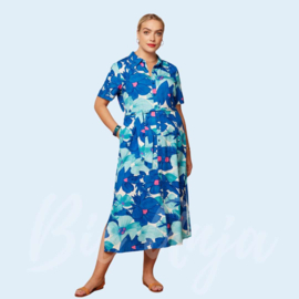 Jurk - Olive Midi Dress Seychelles - Surf Blue