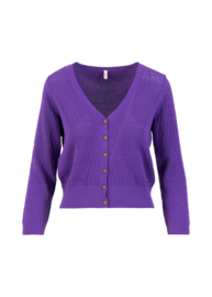Cardigan Sweet Petite - majestic plum lilac - Blutsgeschwister