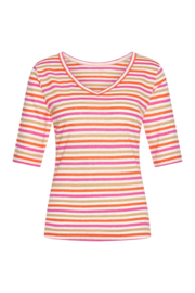 Zilch Top Reversible - Stripes Multi Lollypop - OUTLET
