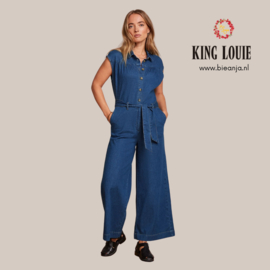 Amy Jumpsuit Chambray - Denim Blue - King Louie