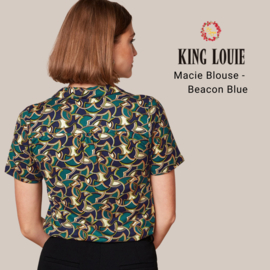 Blouse Maisie Mellow - Beacon Blue - King Louie