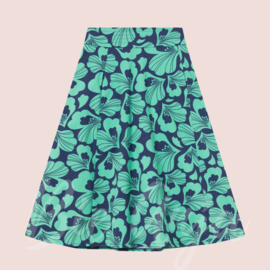 Rok - Lush Poppy GOTS Midi Skirt