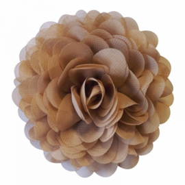 Urban Hippies Bloemen: Shortbread Beige Chiffon Corsage