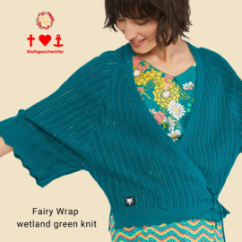 Cardigan - Fairy Wrap - wetland green knit - Blutsgeschwister