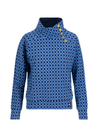 Trui Sweatshirt - Oh So Nett - quilted blue dream