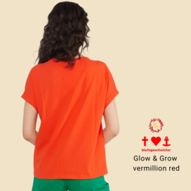Shirt - Glow & Grow - vermillion red - Blutsgeschwister