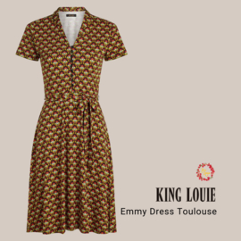 Emmy Dress Toulouse - Black - King Louie