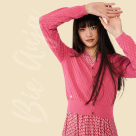 Vestje - Cardigan Save the World -sweetness fruit pink