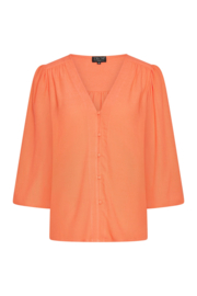 Zilch Blouse V Neck - Flame - OUTLET