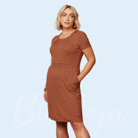 Mona Dress Miro - Jalapeno Red