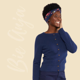 Vestje - Cardigan Save the Brave - old library blue knit