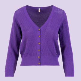 Cardigan Sweet Petite - majestic plum lilac - Blutsgeschwister