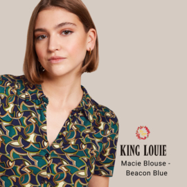 Blouse Maisie Mellow - Beacon Blue - King Louie