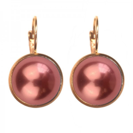 Urban Hippies Oorbellen - Baroque Pink Pearl Dots GP